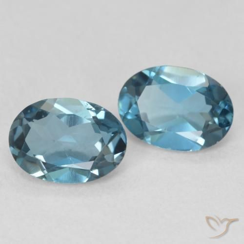 Shop natural 2.00ct Bleu Londres Topaze gems, ovale, from Brésil at GemSelect. In stock, global shipping!