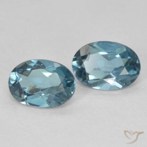 Shop natural 1.83ct Bleu Londres Topaze gems, ovale, from Brésil at GemSelect. In stock, global shipping!