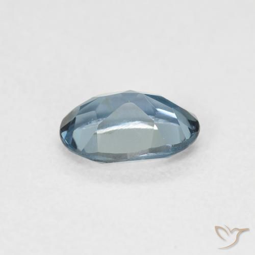 Topaze Bleu Londres naturelle ovale, 0.93 ct, VVS-VS