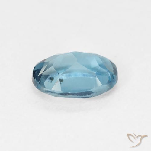 Topaze Bleu Londres naturelle ovale, 1.03 ct, VVS
