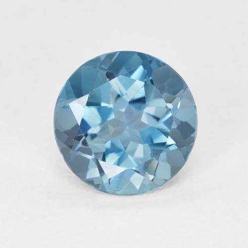 2.24ct Naturel Bleu Londres Topaze, Tour, VVS