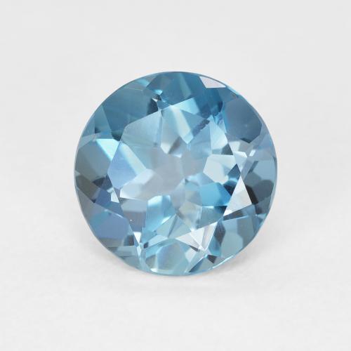 Topaze Bleu Londres naturelle Tour, 2.24 ct, VVS