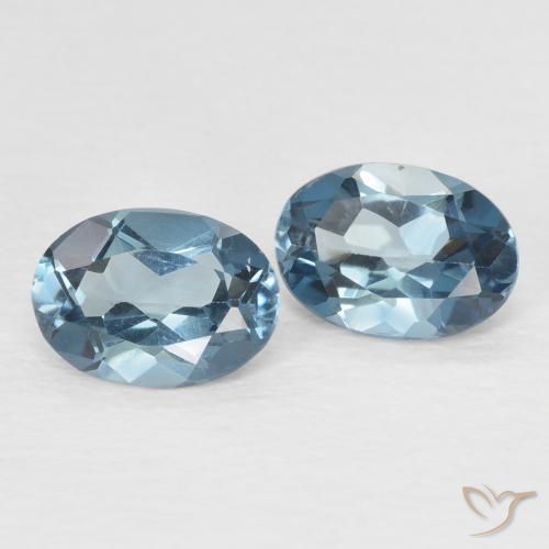 Shop natural 1.95ct Bleu Londres Topaze gems, ovale, from Brésil at GemSelect. In stock, global shipping!