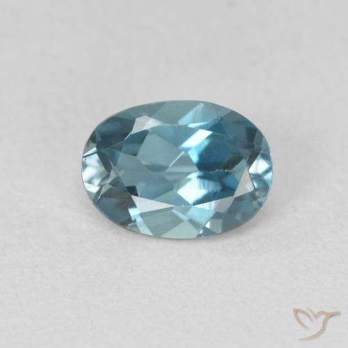 0.91ct Naturel Bleu Londres Topaze, ovale, VVS