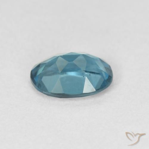 Topaze Bleu Londres naturelle ovale, 0.99 ct, VVS
