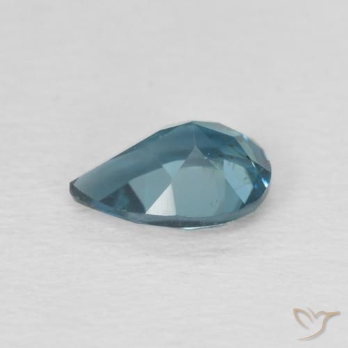 Topaze Bleu Londres naturelle En forme de poire, 0.89 ct, VS