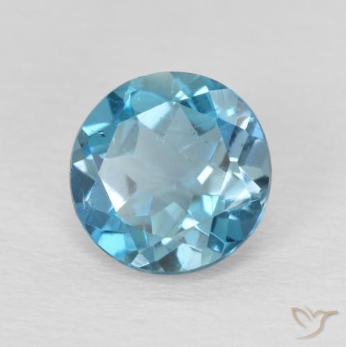 Topaze Bleu Londres naturelle Tour, 2.30 ct, VS