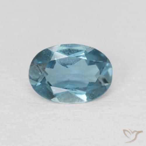 0.83ct Naturel Bleu Londres Topaze, ovale, VS