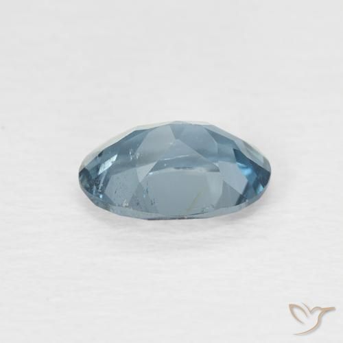 Topaze Bleu Londres naturelle ovale, 0.97 ct, VS