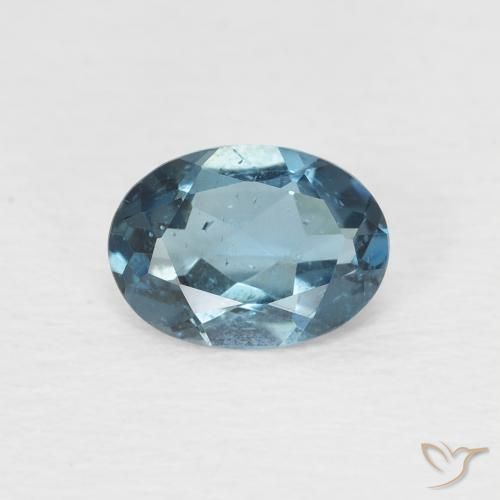 0.92ct Naturel Bleu Londres Topaze, ovale, VS