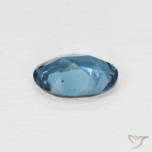 Topaze Bleu Londres naturelle ovale, 0.92 ct, VS
