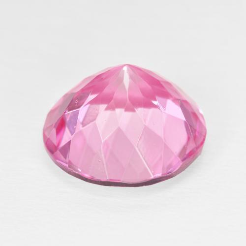 Topaze Medium Dark-Pink naturelle Coupe roude, 12.08 ct, VS