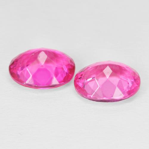 Achetez naturel 9.23ct Rose foncé Topaze gems, Coupe ovale, En provenance Brésil chez GemSelect. En stock, livraison internationale!