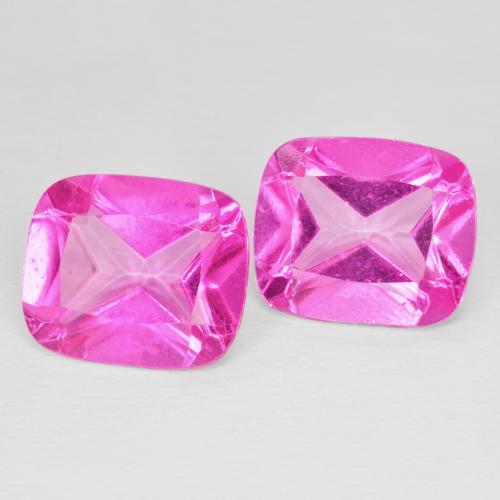 Shop natural 20.19ct Magenta profond Topaze gems, Coussin, from Brésil at GemSelect. In stock, global shipping!