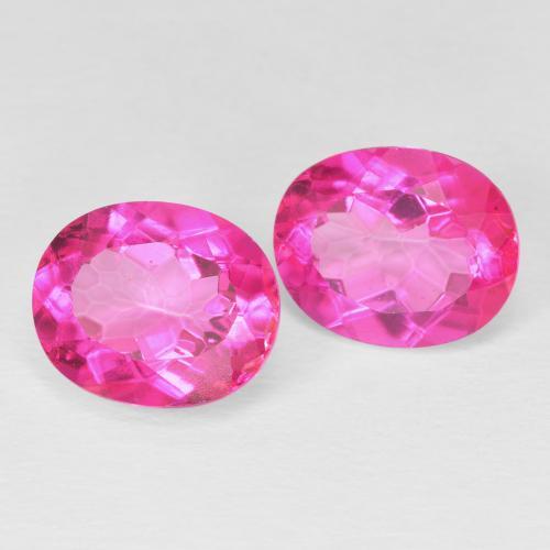 Shop natural 9.35ct Magenta profond Topaze gems, ovale, from Brésil at GemSelect. In stock, global shipping!