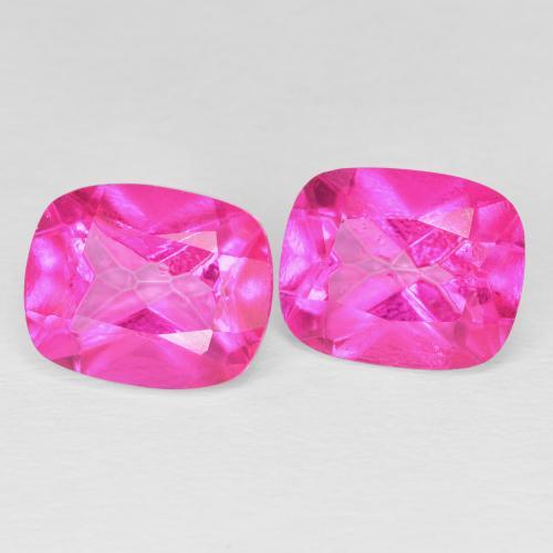 Shop natural 10.23ct Rose vif Topaze gems, Coussin, from Brésil at GemSelect. In stock, global shipping!