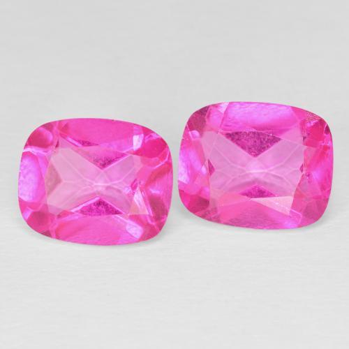 Shop natural 8.85ct Magenta profond Topaze gems, Coussin, from Brésil at GemSelect. In stock, global shipping!