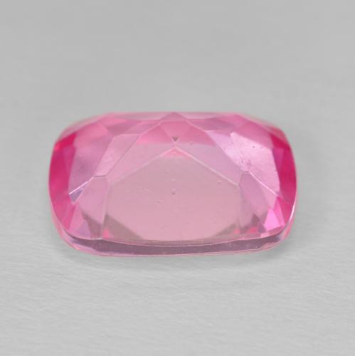 Topaze Medium Dark-Pink naturelle Coussin, 9.61 ct, VVS-VS