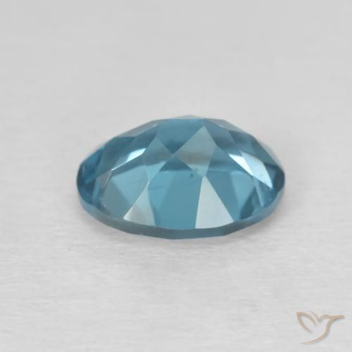 Topaze Bleu Londres naturelle ovale, 2.25 ct, VVS-VS