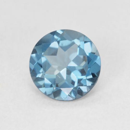 1.48ct Naturel Bleu Suisse Topaze, Tour, VS