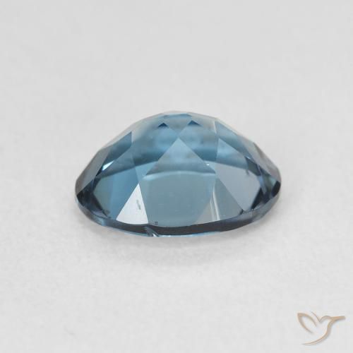 Topaze Bleu Londres naturelle ovale, 2.28 ct, VS