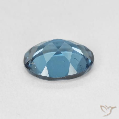 Topaze Bleu Londres naturelle ovale, 2.23 ct, VS