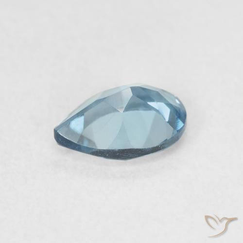 Topaze Bleu Londres naturelle En forme de poire, 0.90 ct, VS