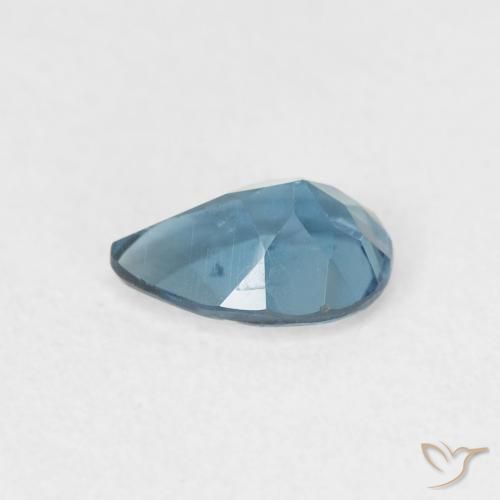 Topaze Bleu Londres naturelle En forme de poire, 0.89 ct, VS