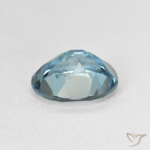 Topaze Bleu Londres naturelle ovale, 2.11 ct, VS