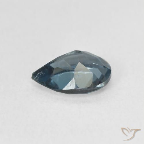 Topaze Bleu Londres naturelle En forme de poire, 0.86 ct, VS