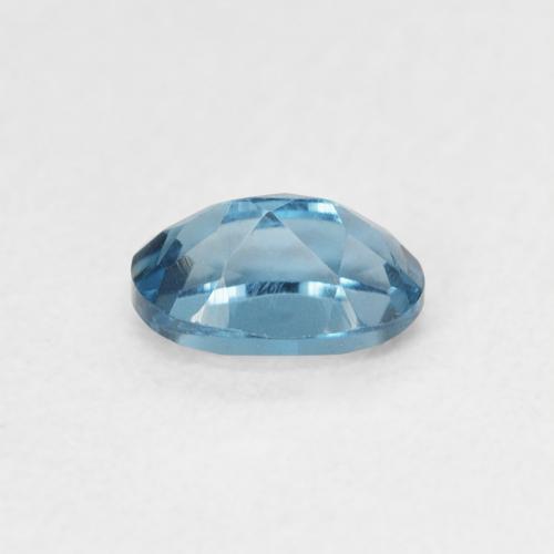 Topaze Bleu Londres naturelle ovale, 0.61 ct, VVS