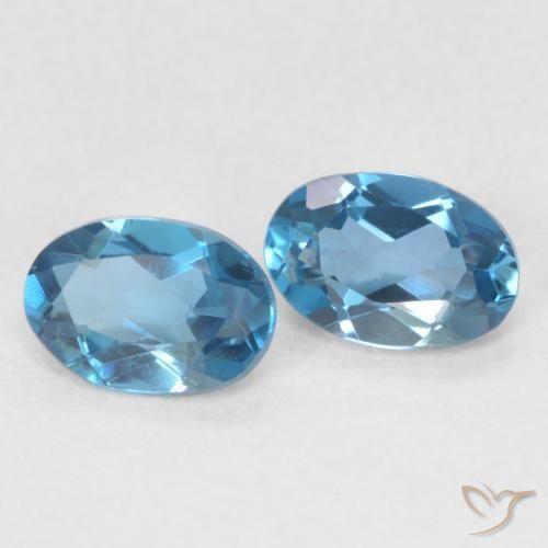 Shop natural 0.98ct Bleu Londres Topaze gems, ovale, from Brésil at GemSelect. In stock, global shipping!