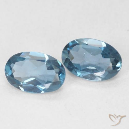 Shop natural 0.92ct Bleu Londres Topaze gems, ovale, from Brésil at GemSelect. In stock, global shipping!