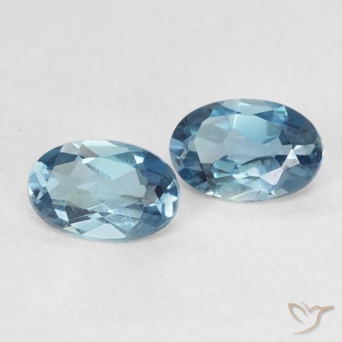 Shop natural 0.95ct Bleu Londres Topaze gems, ovale, from Brésil at GemSelect. In stock, global shipping!