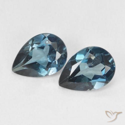 Achetez naturel 1,51ct bleue topaze gems, en forme de poire, en provenance brésil chez gemselect. en stock, livraison internationale!