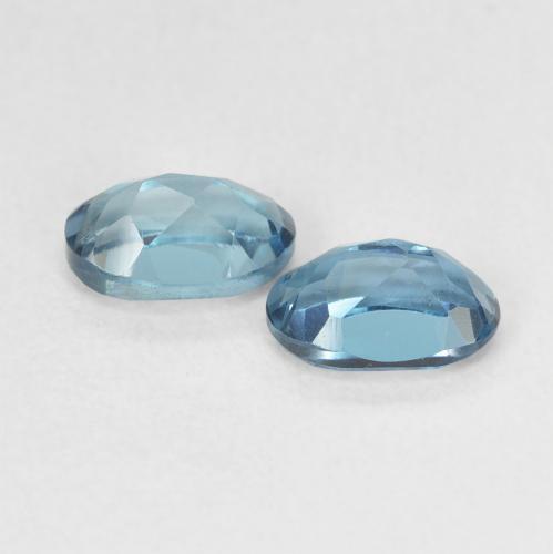 Achetez naturel 1,31ct bleue topaze gems, coupe ovale, en provenance brésil chez gemselect. en stock, livraison internationale!