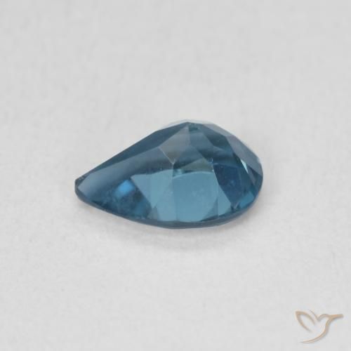 Topaze Bleu Londres naturelle En forme de poire, 0.80 ct, VS