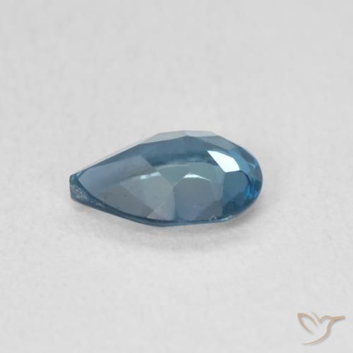 Topaze Bleu Londres naturelle En forme de poire, 0.78 ct, VS
