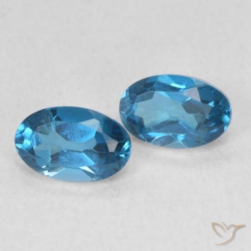 Shop natural 1.13ct Bleu Londres Topaze gems, ovale, from Brésil at GemSelect. In stock, global shipping!