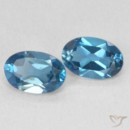 Shop natural 1.27ct Bleu Londres Topaze gems, ovale, from Brésil at GemSelect. In stock, global shipping!