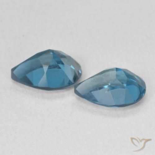 Shop natural 1.76ct Bleu Londres Topaze gems, En forme de poire, from Brésil at GemSelect. In stock, global shipping!