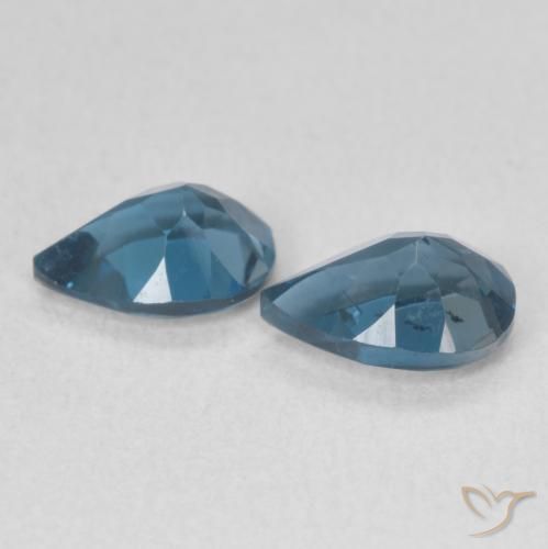 Shop natural 1.59ct Bleu Londres Topaze gems, En forme de poire, from Brésil at GemSelect. In stock, global shipping!