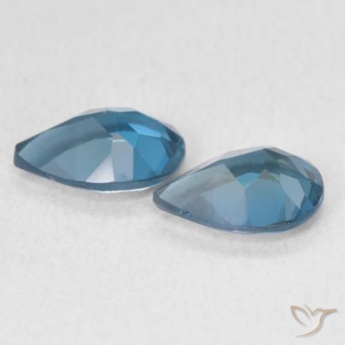 Shop natural 1.47ct Bleu Londres Topaze gems, En forme de poire, from Brésil at GemSelect. In stock, global shipping!