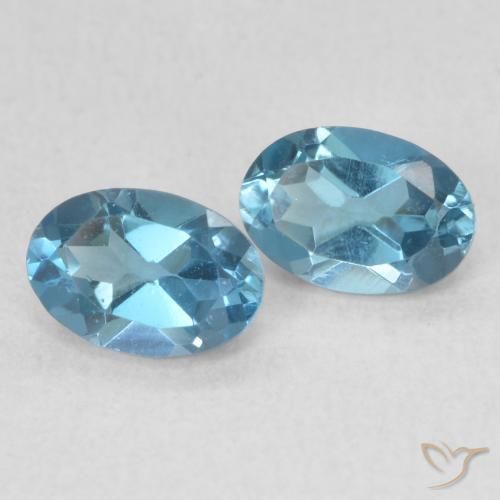 Shop natural 1.31ct Bleu Londres Topaze gems, ovale, from Brésil at GemSelect. In stock, global shipping!