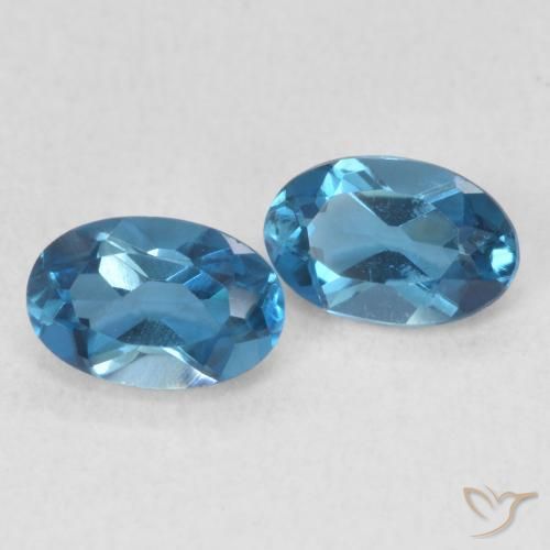 Shop natural 1.12ct Bleu Londres Topaze gems, ovale, from Brésil at GemSelect. In stock, global shipping!