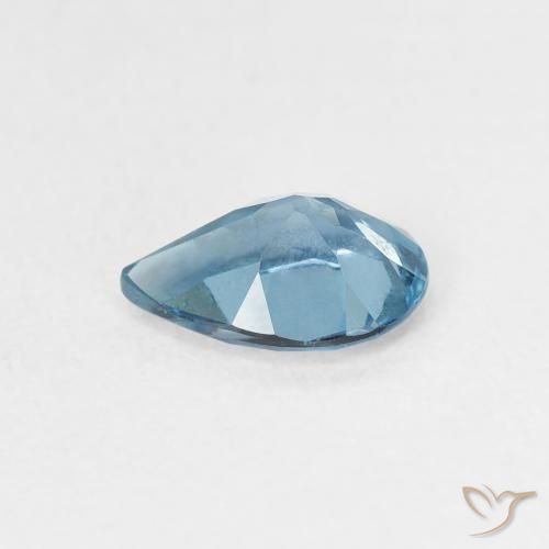 Topaze Bleu Londres naturelle En forme de poire, 0.76 ct, VS