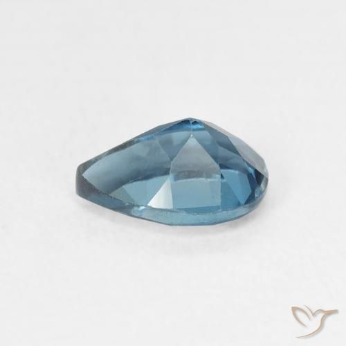 Topaze Bleu Londres naturelle En forme de poire, 0.90 ct, VS