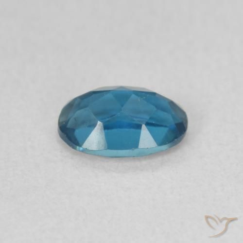 Topaze Bleu Londres naturelle ovale, 0.59 ct, VVS-VS