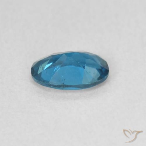 Topaze Bleu Londres naturelle ovale, 0.52 ct, VVS-VS