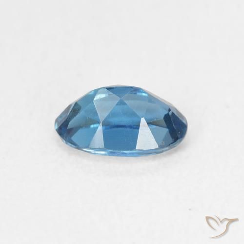Topaze Bleu Londres naturelle ovale, 0.60 ct, VVS-VS